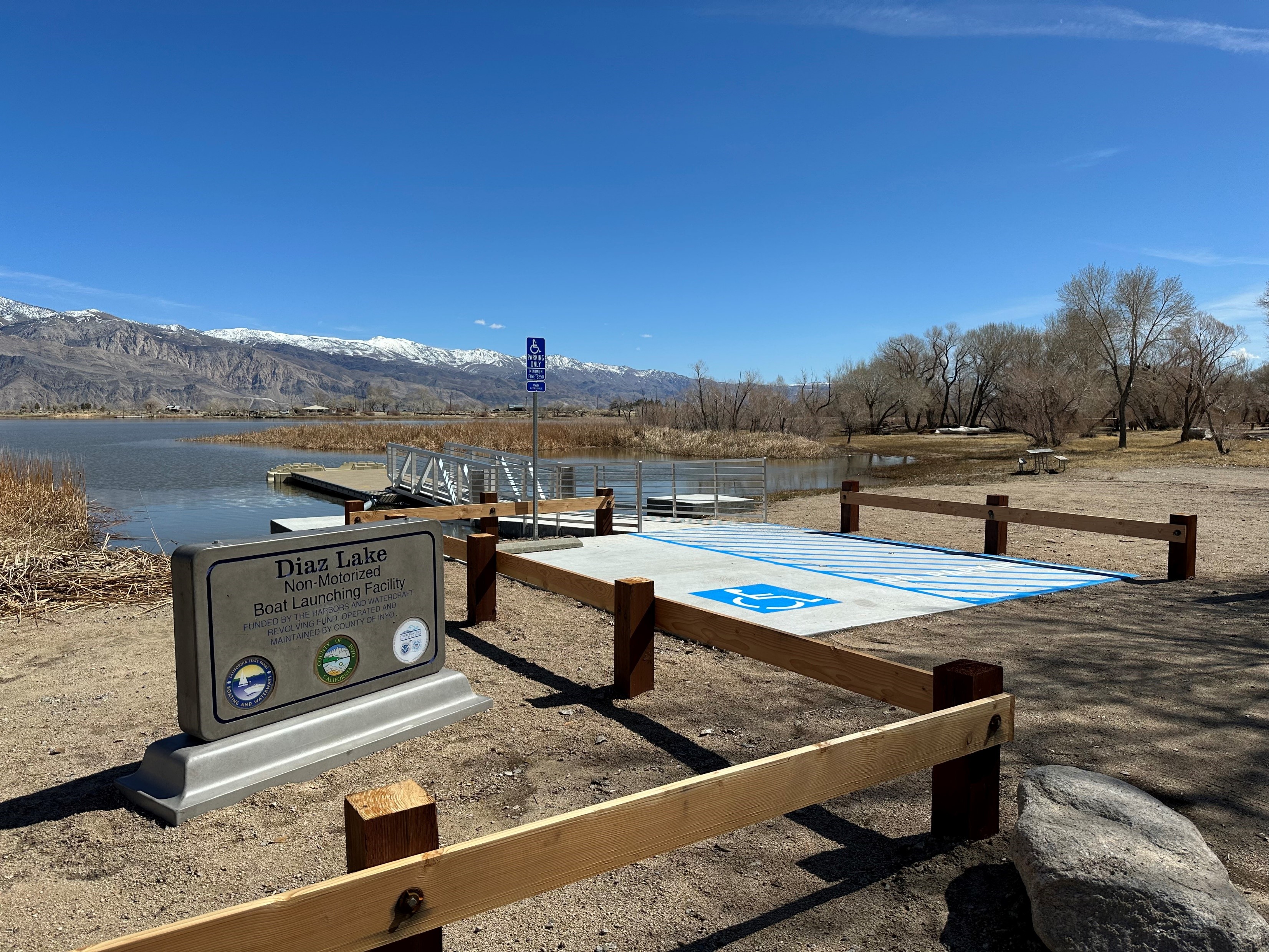 Diaz Lake Non-Motorized Boat Launching Facility